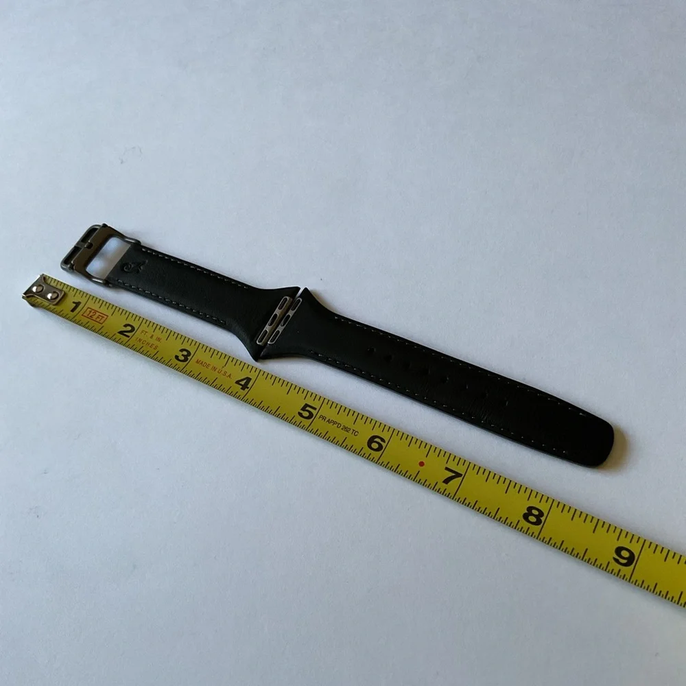 BELLROY CLASSIC APPLE WATCH LEATHER STRAP BLACK SMALL APPLE WATCH 38-42 NWT